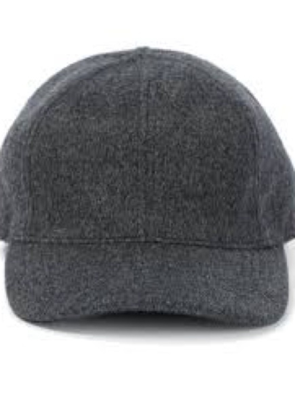 Toteme Gray Wool/Cashmere Double Baseball Cap